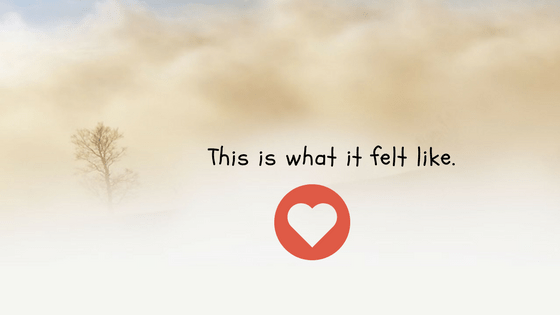 This is what it felt like.